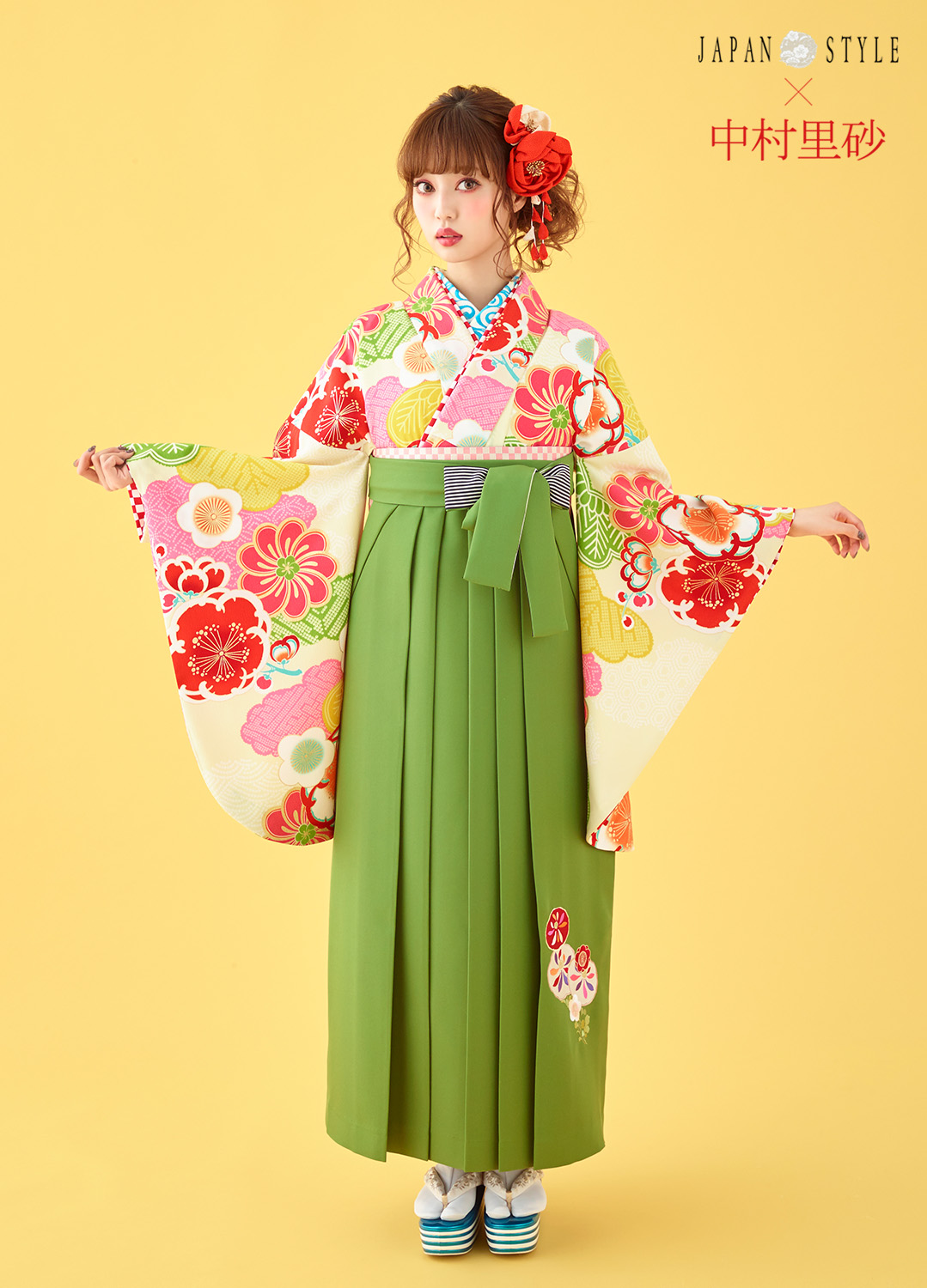 卒業袴：JAPAN STYLE×中村里砂