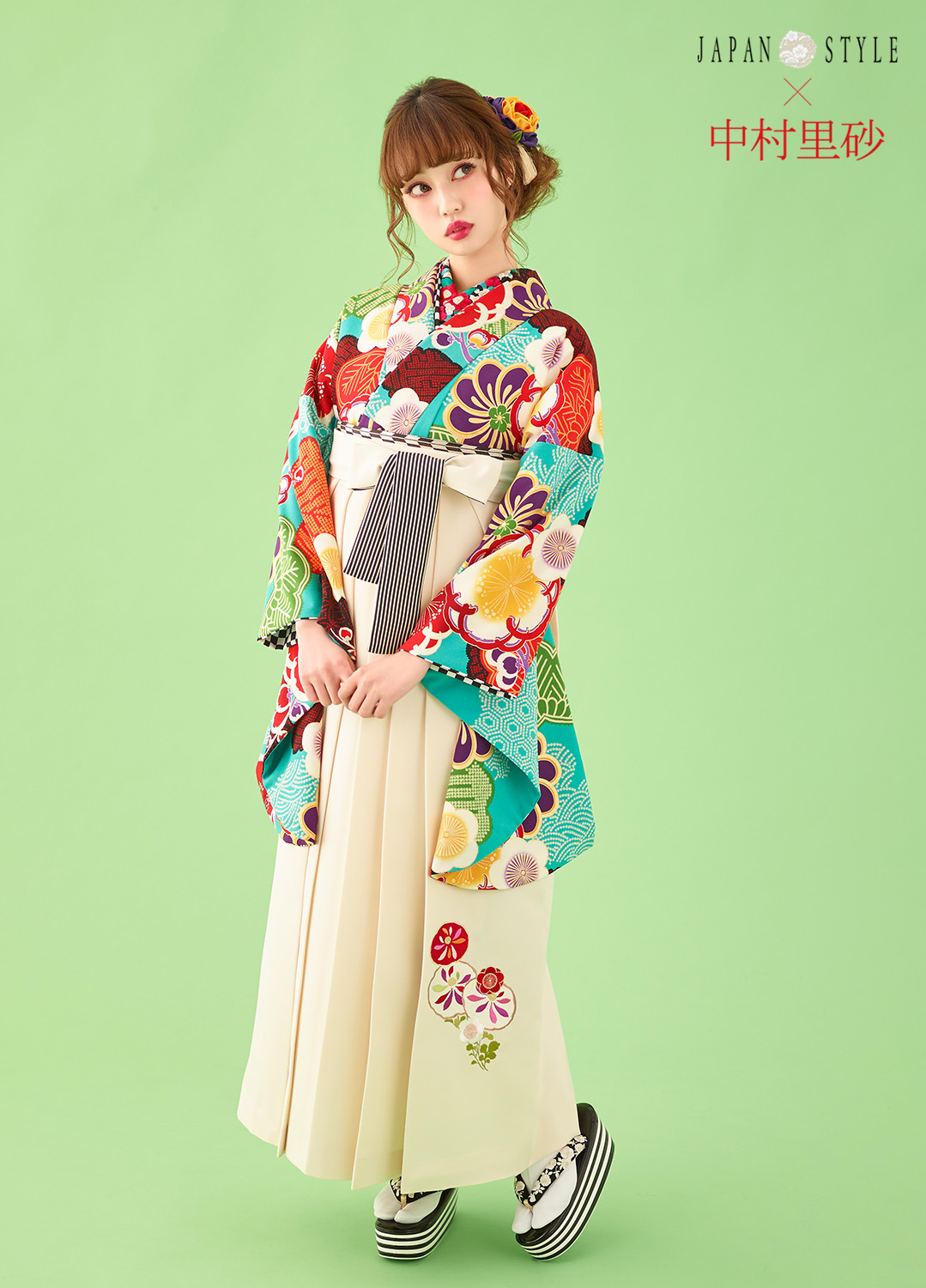 卒業袴：JAPAN STYLE×中村里砂