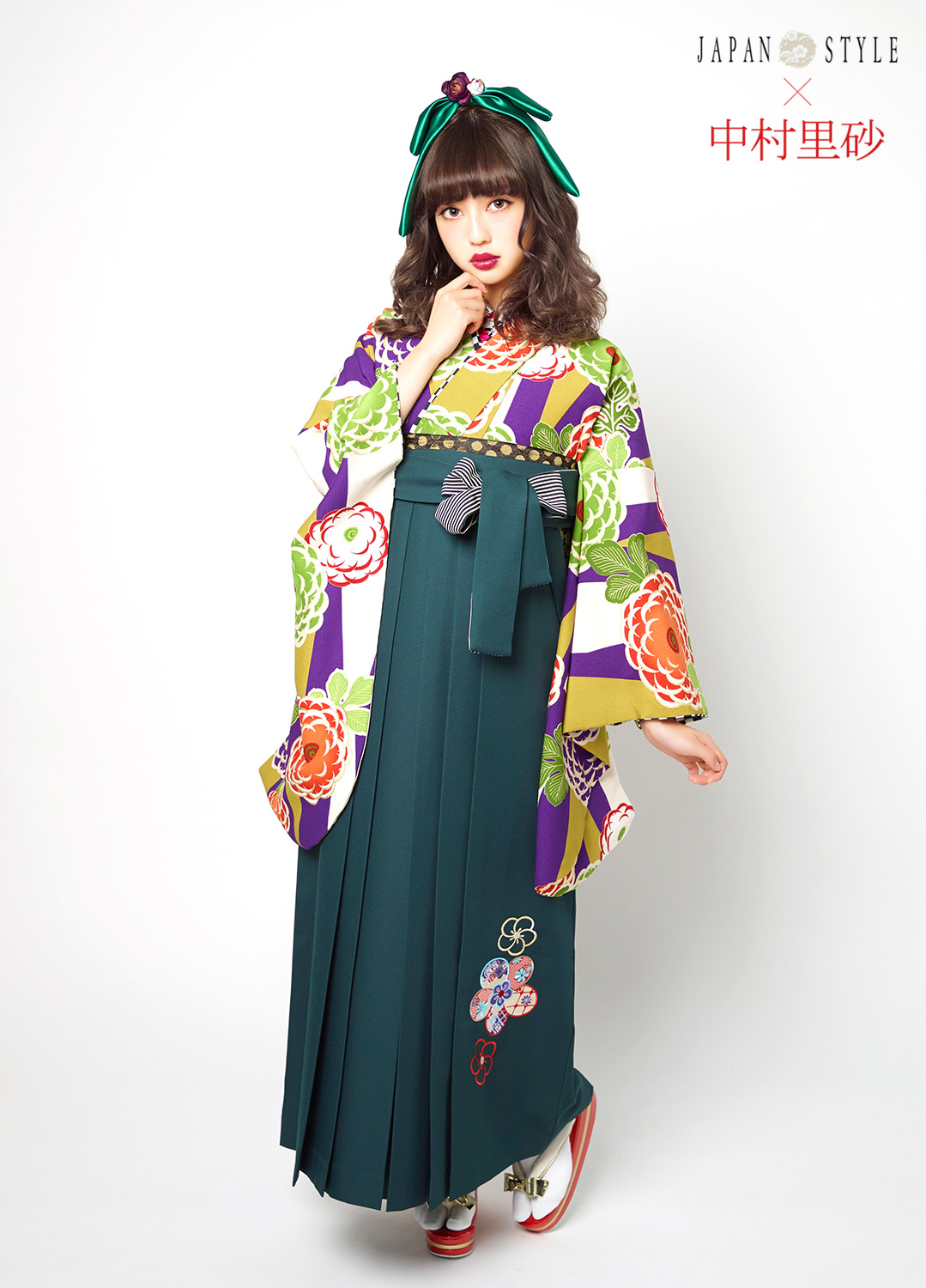 卒業袴：JAPAN STYLE×中村里砂