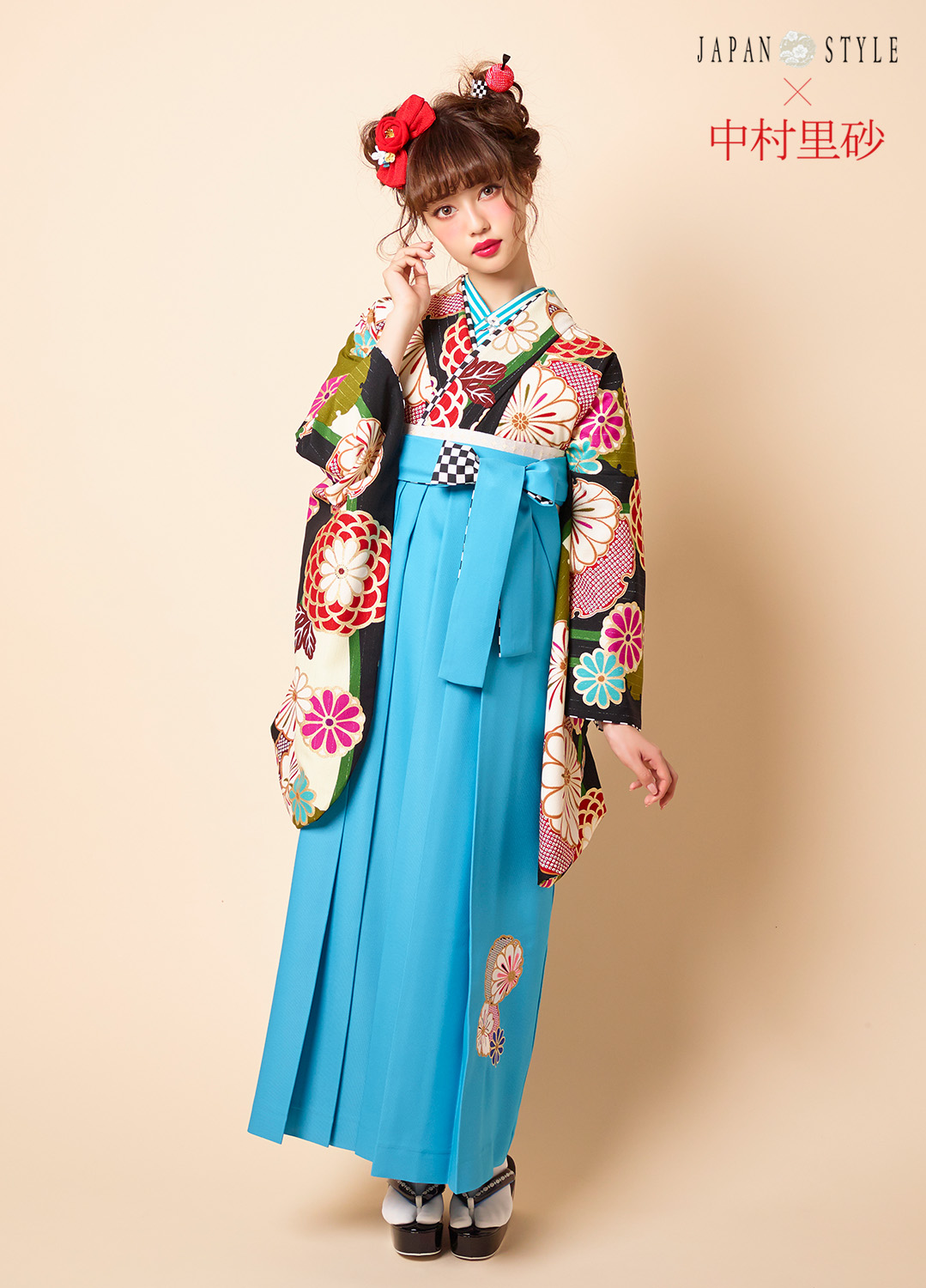 卒業袴：JAPAN STYLE×中村里砂