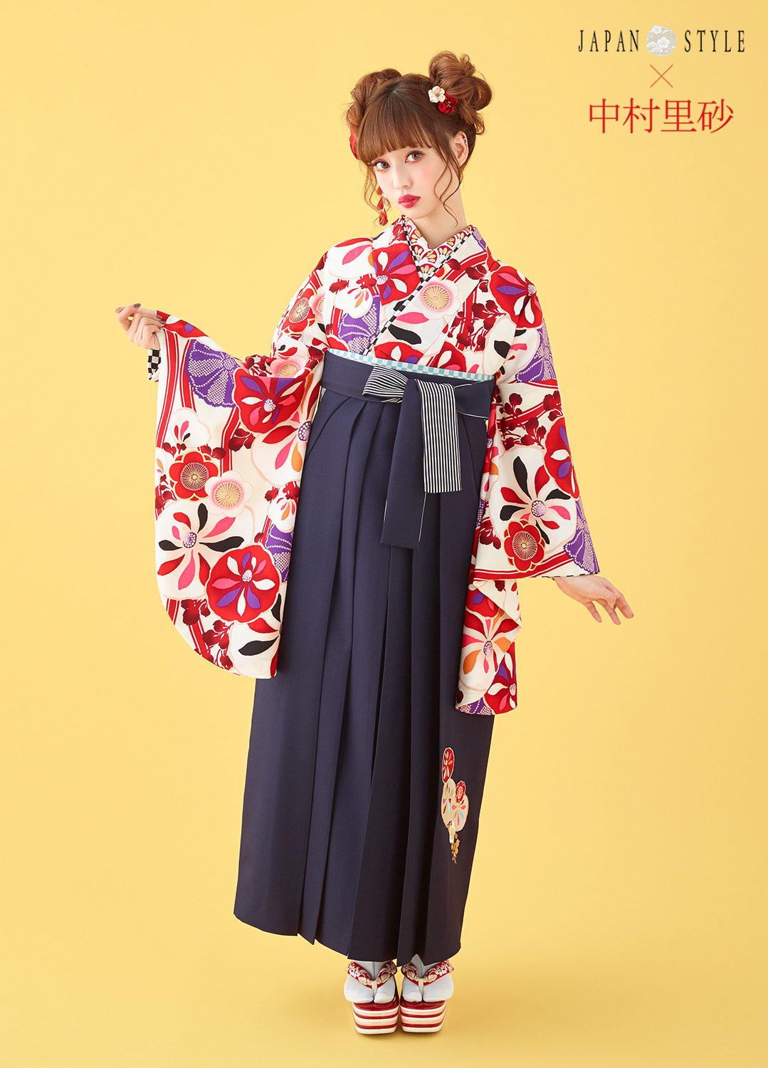 卒業袴：JAPAN STYLE×中村里砂