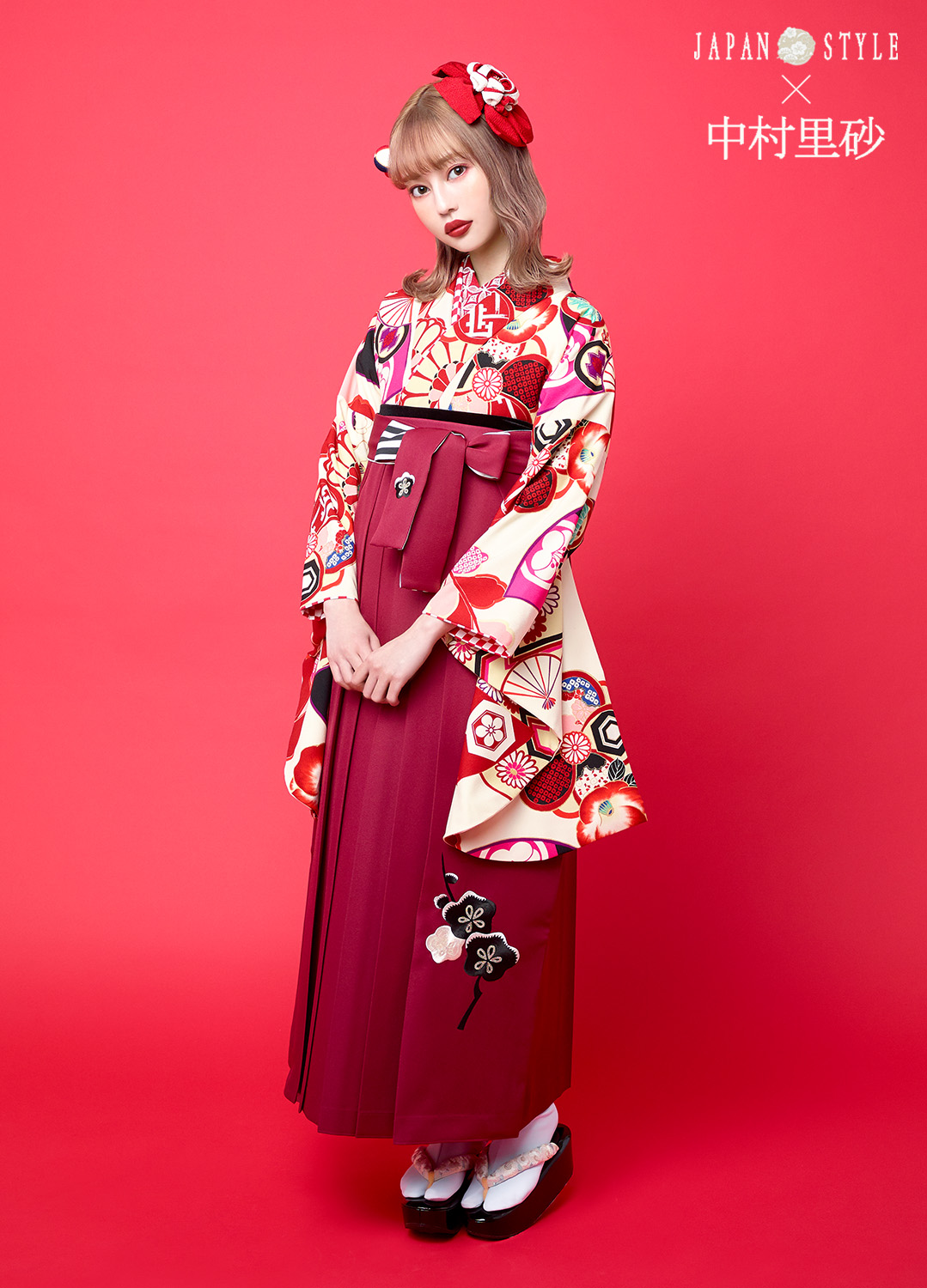 卒業袴：JAPAN STYLE×中村里砂
