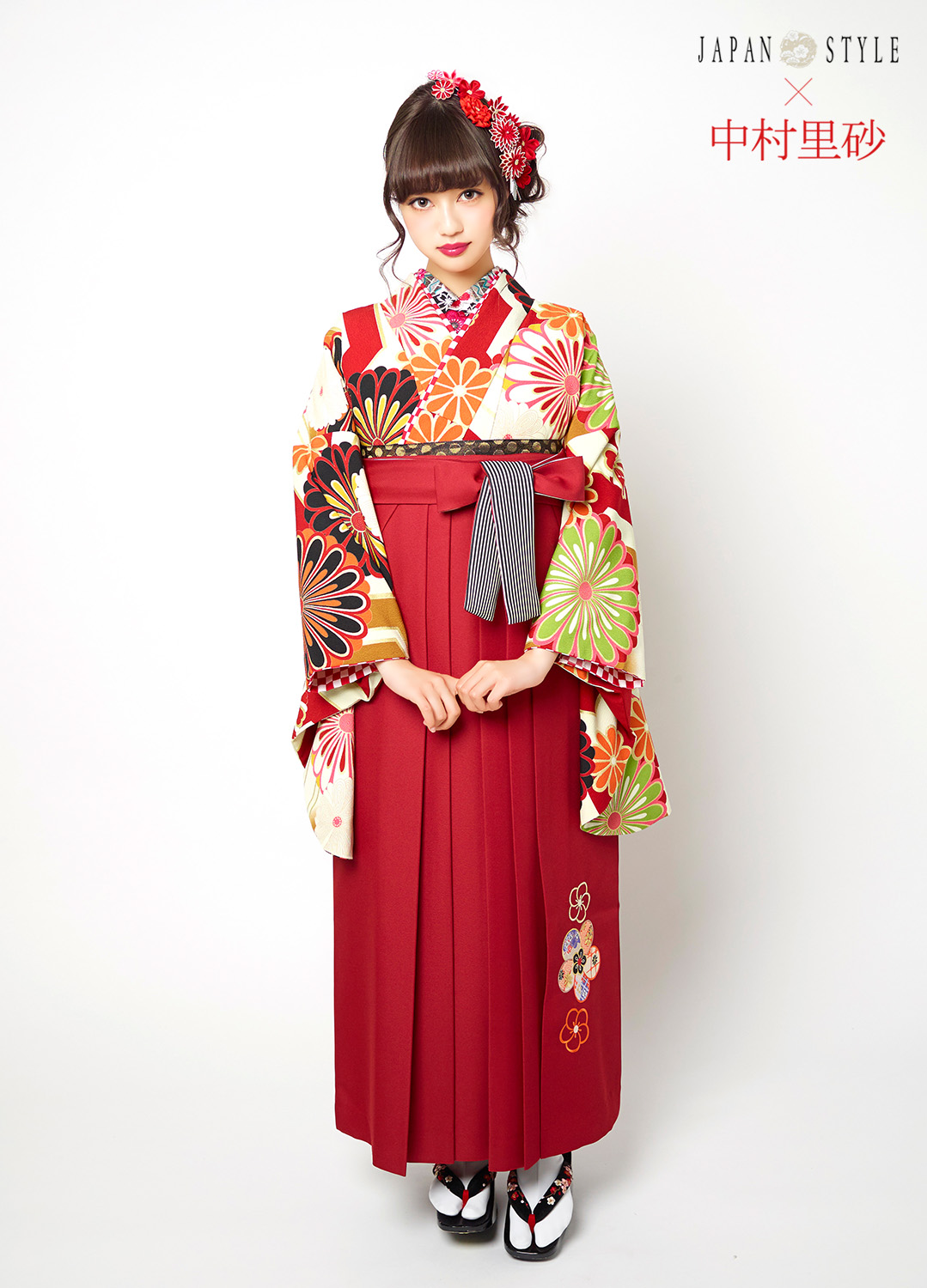 卒業袴：JAPAN STYLE×中村里砂