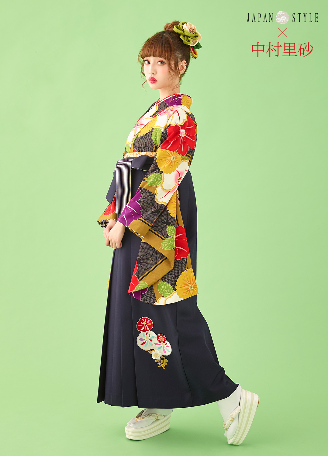 卒業袴：JAPAN STYLE×中村里砂