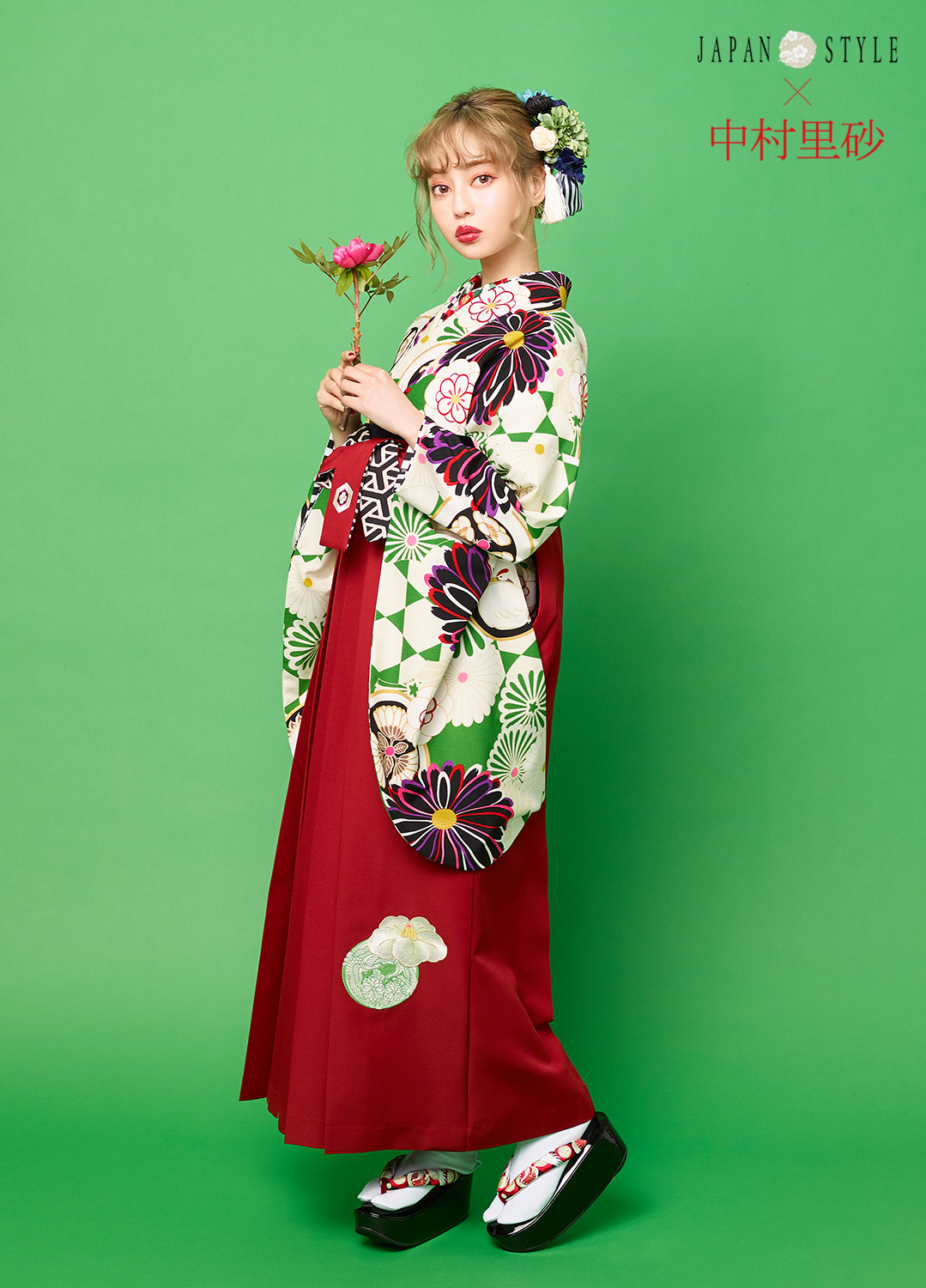 卒業袴：JAPAN STYLE×中村里砂