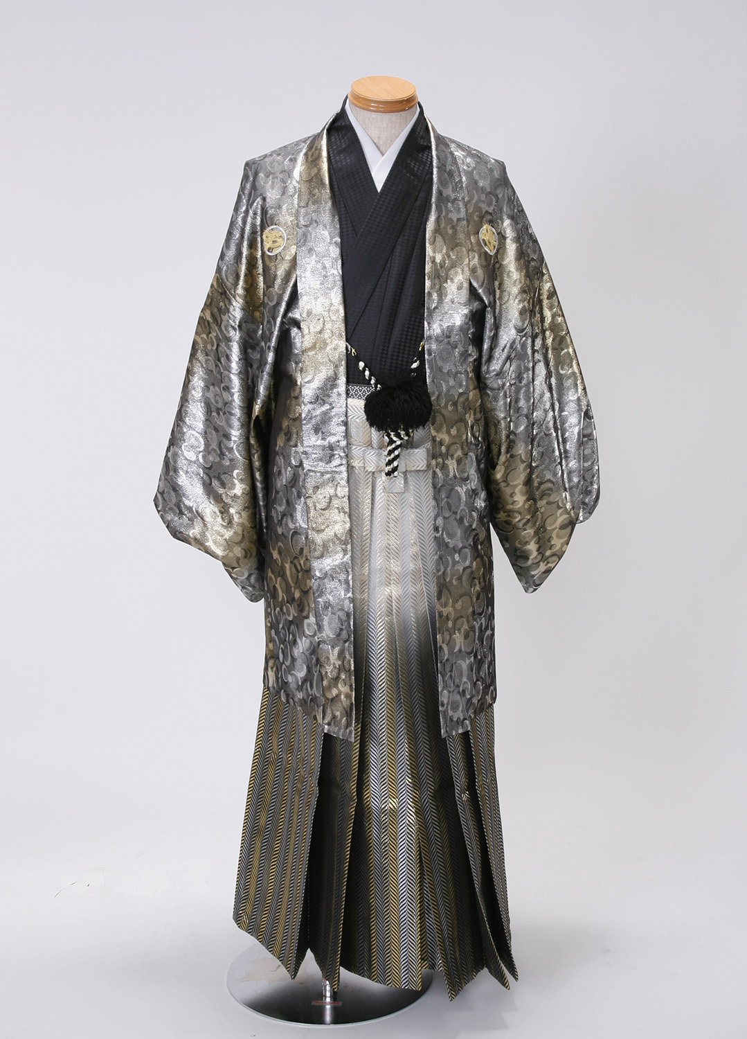 紋付袴：銀・金・丸＜77,000円＞