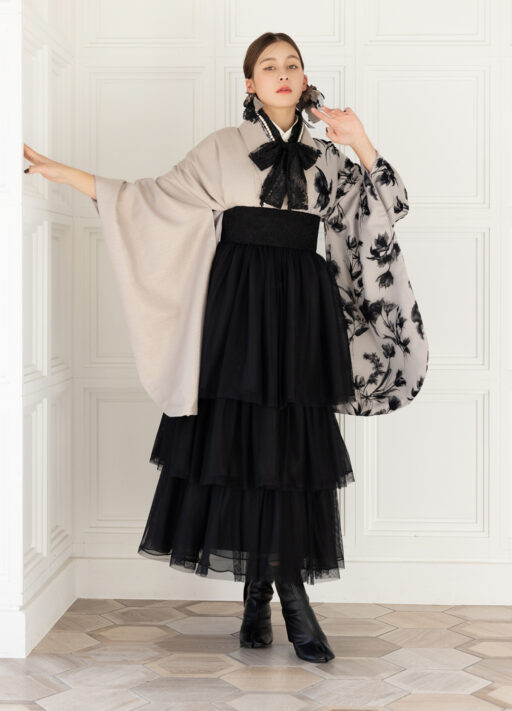 卒業袴：モノトーン